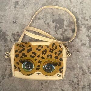 Purse Pet Cute Leopard Print Crossbody Bag
